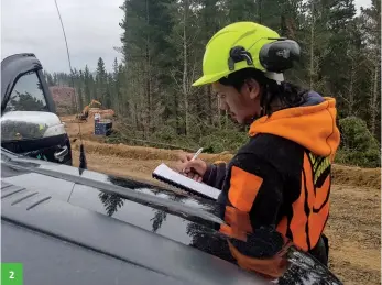  ??  ?? 2: Level 3 student, Nikita Noanoa (18), completes his assignment to conduct a safety inspection of the School’s work vehicles.