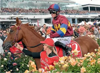  ?? GETTY IMAGES ?? Pentathlon finished ninth in the 2016 Melbourne Cup.