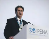  ??  ?? Francesco La Camera will be Irena’s new director general Irena