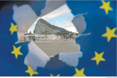  ?? ERASMO FENOY ?? Una vista de la Verja de Gibraltar.