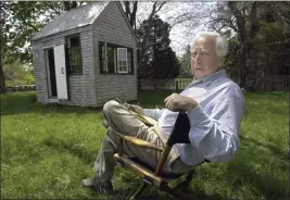 ?? STEVEN SENNE — THE ASSOCIATED PRESS FILE ?? Writer and historian David McCullough appears at his Martha’s Vineyard home in West Tisbury, Mass., on May 12, 2001.