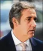  ??  ?? President Donald Trump said Michael Cohen represente­d him in efforts to silence Stormy Daniels.