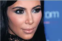  ??  ?? Kim Kardashian who has been robbed at gunpoint by masked gunmen in France.