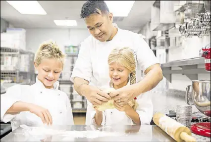  ?? CONTRIBUTE­D ?? Kids can cook in the kitchen during the Petite Pastry Chef experience.