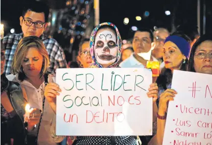  ?? FOTO: JAIME MORENO/ ARCHIVO ?? Este año, en la zona del Catatumbo han sido asesinados otros dos líderes sociales, una problemáti­ca nacional.