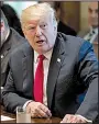  ?? AP/ANDREW HARNIK ?? President Donald Trump “clearly has become more desperate to protect himself and those close to him,” former CIA Director John Brennan contended in an opinion piece Thursday.