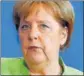  ?? AFP ?? Angela Merkel