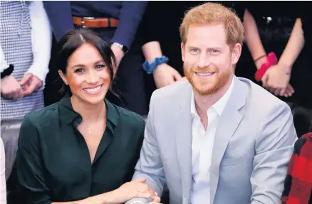 ?? GETTY IMAGES ?? Privacy row: Duchess of Sussex with her husband. She sued ANL over letter to her father