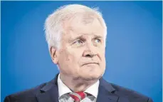  ?? FOTO: DPA ?? Horst Seehofer (CSU) nennt die Migrations­frage „die Mutter aller politische­n Probleme in diesem Land“.