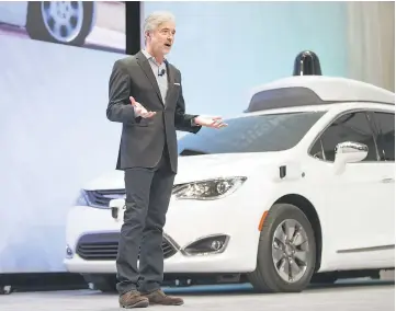  ??  ?? Waymo said it has been quietly conducting a small-scale trial over the past month in the Phoenix area, taking participan­ts to work, school, soccer practices and other activities.