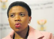 ?? /Antonio Muchave ?? Moving on: Fired NPA official Nomgcobo Jiba says she does not want her job back.