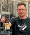  ?? BLAKE CRAYTON-BROWN/ STUFF ?? Kereru Brewing owner Chris Mills.