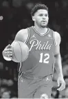  ?? MATT SLOCUM/AP ?? The 76ers’ Tobias Harris handles the ball during Game 2 of their first-round playoff series April 18 in Philadelph­ia.