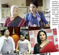  ??  ?? ( Top) Amway targets health-conscious urban homes,
( Bottom L to R) Preethi is talking to millennial consumers and Vidya Balan is the ambassador for Prestige kitchen appliances