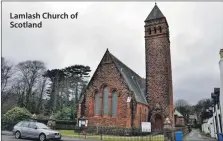  ??  ?? Lamlash Church of Scotland