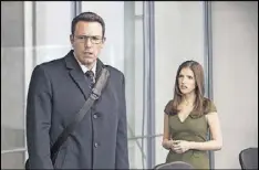  ?? CHUCK ZLOTNICK/WARNER BROS. PICTURES ?? Ben Affleck, left, and Anna Kendrick appear in “The Accountant.”