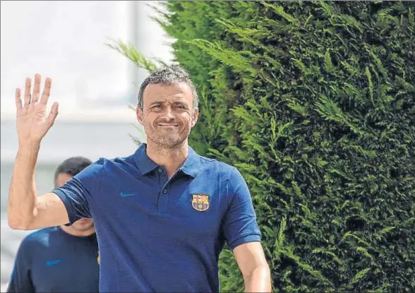  ?? ÀLEX GARCIA / ARCHIVO ?? El entrenador del Barcelona, Luis Enrique, ha convocado a 25 jugadores para el stage de Inglaterra