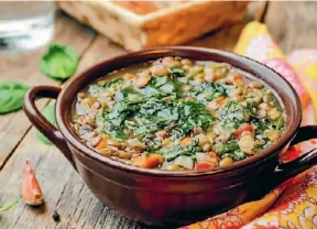  ??  ?? Lentils are rich in protein and contain good amounts of other nutrients.