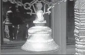  ?? HT FILE PHOTO ?? The eightmetal alloy antique bell was stolen from the Viceregal Lodge on April 2, 2010.