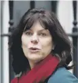  ??  ?? 0 Claire Perry has been nominated as COP26 president