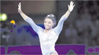  ??  ?? Simone Biles