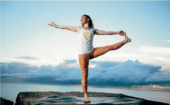  ??  ?? Lizzie Dixon discovered yoga after being ill for a long time.