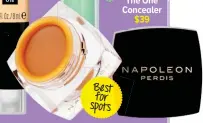  ??  ?? Best for spots
Napoleon Perdis The One Concealer $39