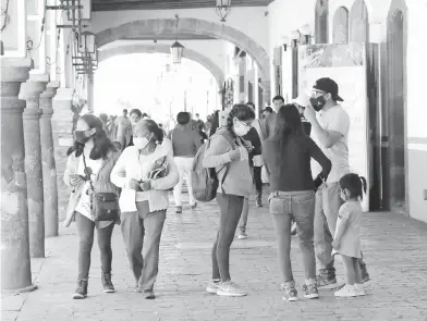  ?? /ARCHIVO: EL SOL DE TLAXCALA ?? Los efectos de la quinta ola de Covid19 se reflejaron en el aumento de personas contagiada­s durante el mes de junio