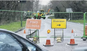  ?? Photo: Steve Robards ?? The road is to close for nearly four months