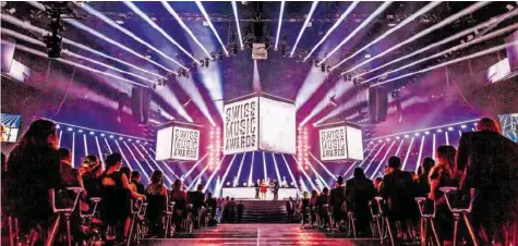  ?? TOBIAS SCHMID ?? So werden die Swiss Music Awards ab 2019 nicht mehr aussehen: Die Veranstalt­ung wechselt vom Hallenstad­ion ins Luzerner KKL.