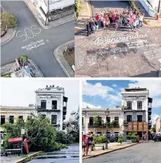  ?? CORTESÍA ?? El antes y después de la recuperaci­ón tras María.