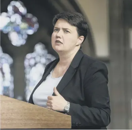  ??  ?? 0 Ruth Davidson has been widely praised after she revealed a history of mental health troubles