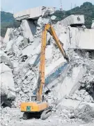  ?? Photo / AP ?? The Morandi bridge.