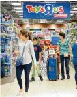  ??  ?? Die US Spielzeugk­ette Toys’R’Us ist in Bedrängnis.