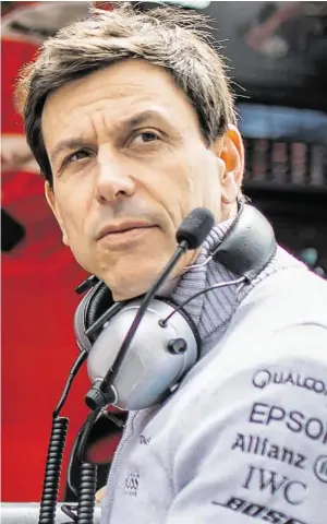  ?? BILD: SN/JOHANN GRODER / EXPA / PICTUREDE ?? Toto Wolff: Lange Analysen vor dem Kanada-GP.