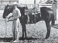  ??  ?? Laurel Walker winning all-around youth with Smoke Eye in 1969 in Tucson, Arizona.