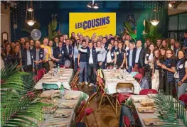 ?? ?? Fondé en 2019 par Rodolphe Roux, Les Cousins est une communauté d’un millier de membres.