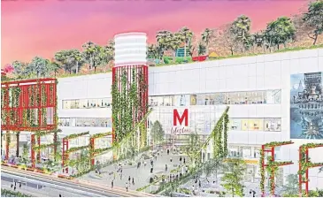  ?? ?? A perspectiv­e photo of The Mall Lifestore Bang Kapi which is to become part of a mega all-in-one retail and entertainm­ent project.