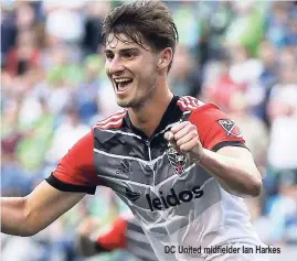  ??  ?? DC United midfielder Ian Harkes