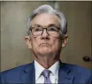  ?? SUSAN WALSH — THE ASSOCIATED PRESS ?? Chairman Jerome Powell isn’t expected to back off the Fed’s position that the economy still needs substantia­l backing.