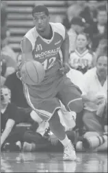  ?? Jay LaPrete / aP FILe (2010) ?? Tristan Thompson, then of Findlay Prep, plays in the McDonald’s All-American game for high-schoolers in Columbus, Ohio.