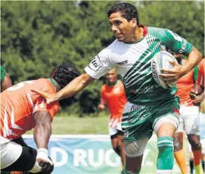  ?? Les Algériens de Djamel Ouchène ont battu les Ivoiriens (23-13) au terme d’une rencontre plus serrée que ne laisse transparaî­tre le score final. ?? Photo La Dépêche du Midi