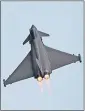  ??  ?? An RAF Typhoon