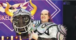  ?? DPA-BILD: Weber/ProSieben ?? Guildo Horn versteckte sich bei der TV-Show „The Masked Singer“in einem Stier-Kostüm.