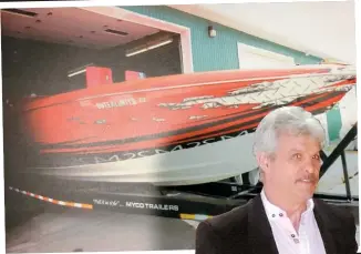  ??  ?? Sylvain Girard voulait impression­ner la galerie avec son bateau à 1,1 M$, mais il a plutôt causé la mort d’un homme de 27 ans.