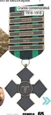  ??  ?? Crucea comemorati­vă 1916-1918