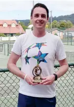  ??  ?? Daniel Heathcote prevailed in a thrilling men’s final.