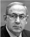  ??  ?? Benjamin Netanyahu