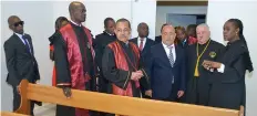  ?? ARIMATÉIA BAPTISTA | EDIÇÕES NOVEMBRO ?? Presidente do Tribunal Supremo, Rui Ferreira, procedeu à inauguraçã­o