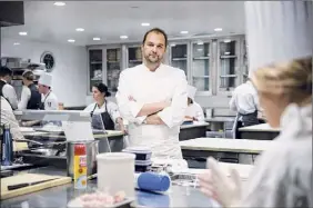  ?? Benjamin Norman / New York Times ?? Chef Daniel Humm says Eleven Madison Park in Manhattan is switching to a plant-based menu because of environmen­tal concerns.